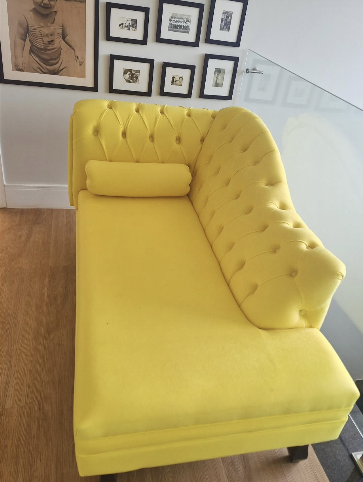 Accent chair cleaned by House Clean